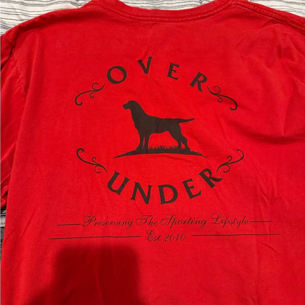 Red Long Sleeve Tee